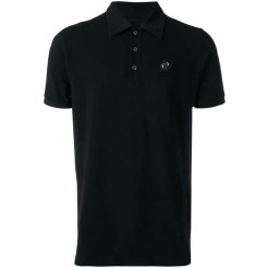 Philipp Plein Skull Print T-shirt Men 0213 Black / Red Clothing Polo Shirts Outlet Online