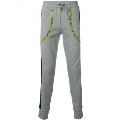 Philipp Plein Tm Track Pants Men 1009 Grey/yellow Clothing Newest