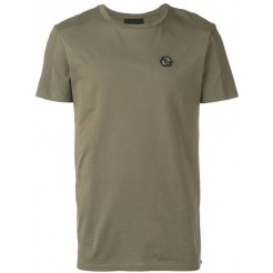Philipp Plein Logo Patch T-shirt Men 65 Military Clothing T-shirts Top Brands