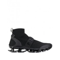 Philipp Plein Original Running Sneakers Men 02 Black Shoes Low-tops No Sale Tax