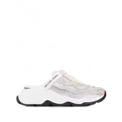 Philipp Plein Slip-on Crystal Sneakers Women 01 White Shoes Trainers Save Up To 80%