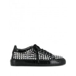 Philipp Plein Low-top Crystal Sneakers Women 02 Black Shoes Trainers Uk Discount Online Sale