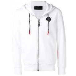 Philipp Plein Skull Hoodie Men 01 White Clothing Hoodies Amazing Selection