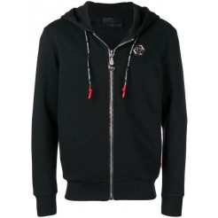 Philipp Plein Skull Hoodie Men 02 Black Clothing Hoodies Attractive Price