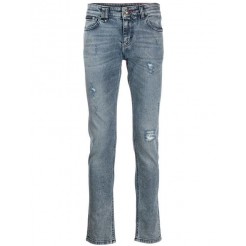 Philipp Plein Destroyed Slim-fit Jeans Men 08fi Faith In Me Clothing Usa Cheap Sale