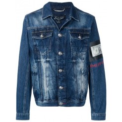 Philipp Plein Jungle Vibe Denim Jacket Men Clothing Jackets Store