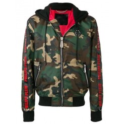 Philipp Plein Hooded Camouflage Jacket Men 50 Camou Clothing Jackets Latest Fashion-trends