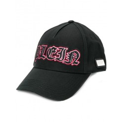 Philipp Plein Gothic Logo Baseball Cap Men 02 Black Accessories Hats Shop