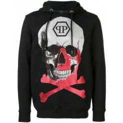 Philipp Plein Embellished Skull Hoodie Men 02 Black Clothing Hoodies Shop Best Sellers