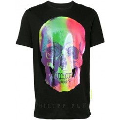 Philipp Plein Printed Skull T-shirt Men 02 Black Clothing T-shirts Enjoy Great Discount