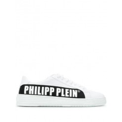 Philipp Plein Logo Band Sneakers Men 01 White Shoes Low-tops Low Price Guarantee