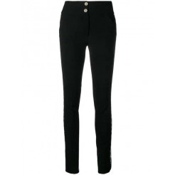 Philipp Plein Embellished Slim-fit Trousers Women 02 Black Clothing Cheap Prices