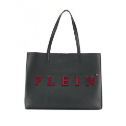 Philipp Plein Logo Plaque Tote Bag Women 02 Black Bags Designer Fashion