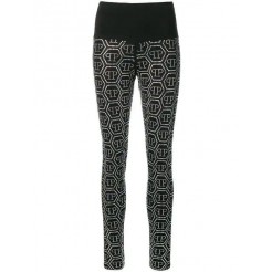 Philipp Plein Black Crystal Leggings Women 02 Clothing Uk Discount Online Sale