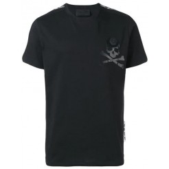 Philipp Plein Logo Printed T-shirt Men 02 Black Clothing T-shirts Big Discount On Sale