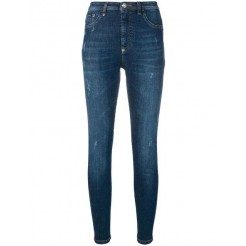 Philipp Plein High-waisted Jeans Women 14ee Summer Breeze Clothing Skinny Famous Brand