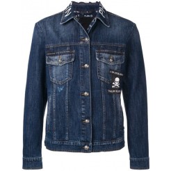 Philipp Plein Distressed Denim Jacket Men 14fx Flex Clothing Jackets Save Up To 80%