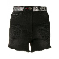 Philipp Plein Distressed Denim Shorts Women 10ti Clothing Short Shop