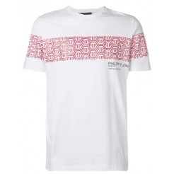 Philipp Plein Contrast Logo T-shirt Men 0113 Clothing T-shirts Retail Prices