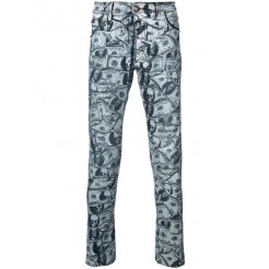 Philipp Plein Dollar Print Slim-fit Jeans Men 14st Clothing Popular Stores