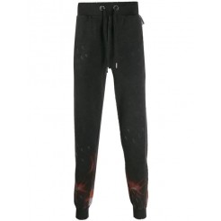 Philipp Plein Patterned Track Trousers Men 02 Black Clothing Pants Outlet On Sale
