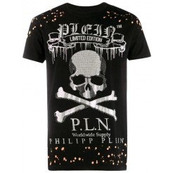 Philipp Plein Printed T-shirt Men 02 Black Clothing T-shirts Usa Cheap Sale