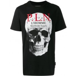 Philipp Plein Skull Print T-shirt Men 02 Black Clothing T-shirts Usa Official Online Shop