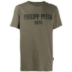 Philipp Plein Logo T-shirt Men 65 Military Clothing T-shirts Top Brands