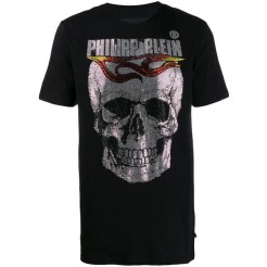Philipp Plein Ss Flame T-shirt Men 02 Black Clothing T-shirts Save Off