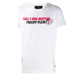 Philipp Plein Logo T-shirt Men 01 White Clothing T-shirts Reliable Quality