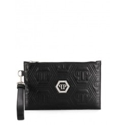 Philipp Plein Crystal Clutch Women 02 Black Bags Genuine