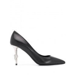 Philipp Plein Decollete Crystal Mid Heels Women 02 Black Shoes Pumps Finest Selection
