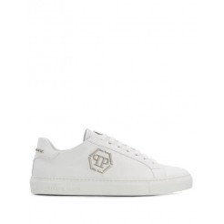 Philipp Plein Lo-top Statement Sneakers Women 01 White Shoes Trainers Fast Delivery