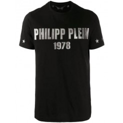 Philipp Plein Logo Embellished T-shirt Men 02 Black Clothing T-shirts Hot Sale Online