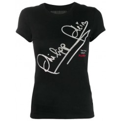 Philipp Plein Logo T-shirt Women 02 Black Clothing T-shirts & Jerseys Coupon Codes