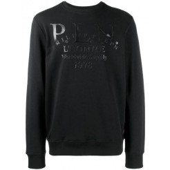 Philipp Plein Embossed Logo Sweatshirt Men 02 Black Clothing Sweatshirts Fantastic