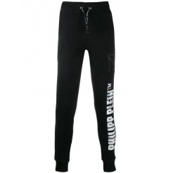 Philipp Plein Drawstring Logo Track Trousers Men 02 Black Clothing Pants
