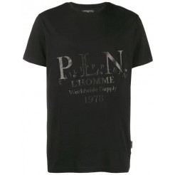 Philipp Plein Logo Print T-shirt Men 02 Black Clothing T-shirts Designer Fashion