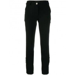 Philipp Plein Low Rise Cropped Trousers Women 02 Black Clothing Cheap