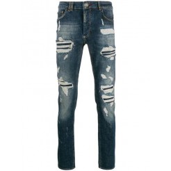 Philipp Plein Destroyed Jeans Men 14ir Irresponsable Clothing Skinny Colorful And Fashion-forward