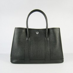 Hermes Garden Party Handbag Small 31cm Black