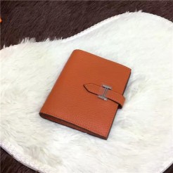 Hermes Bi-Fold Wallet H006 orange