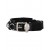 Philipp Plein Double Layered Belt Men 0291 Black/nickel Accessories Belts Luxury Lifestyle Brand