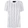 Philipp Plein Logo Print Crewneck T-shirt Men 0102 White / Black Clothing T-shirts Genuine