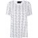 Philipp Plein Logo Print Crewneck T-shirt Men 0102 White / Black Clothing T-shirts Genuine