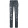 Philipp Plein Heavy Distressed Jeans Men 10ba Bang Grey Clothing Slim-fit Best Discount Price