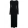 Philipp Plein Side Slit Maxi Dress Women 0202 Black Clothing Evening Dresses Biggest Discount