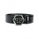 Philipp Plein Logo Buckle Belt Men 02 Black Accessories Belts Premium Selection