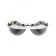 Philipp Plein Crystal Embellished Sunglasses Women Jkxk Black Nk/nk/mirror/nk Accessories