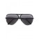 Philipp Plein Half-frame Aviator Sunglasses Men Cczj Black/black/normal/bl Nk Accessories Coupon Codes